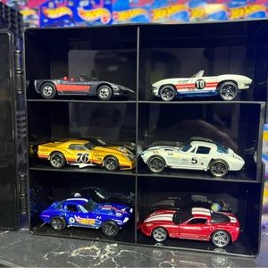 Hot Wheels 6 x Corvette Bundle - Case Included - All Vehicles are Hot Wheels